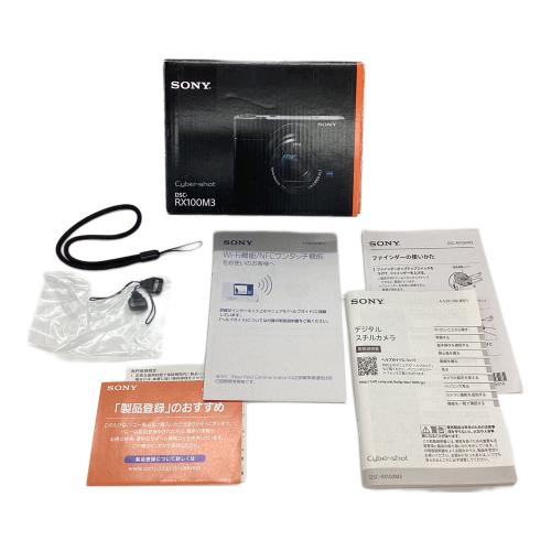 SONY (ソニー) コンパクトデジタルカメラ デジタルスチルカメラ Cyber-shot（サイバーショット）ブラック DSC-RX100M3 RX100III