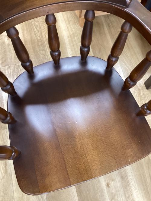 飛騨産業 (ヒダサンギョウ) ウィンザーチェア ブラウン キツツキマーク