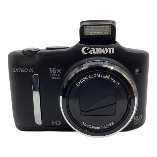 CANON (キヤノン) コンパクトデジタルカメラ 光学ズーム：16倍 PowerShot SX160 IS 1660万画素 乾電池 SDカード対応 -