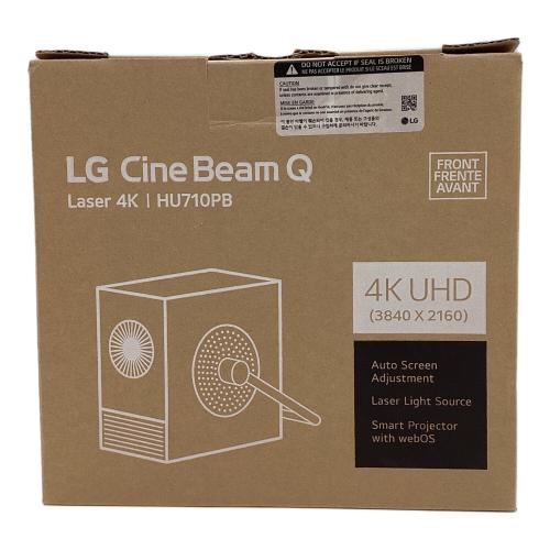 LG (エルジー) CineBeam Q ミニマル4Kレーザープロジェクター HU710PB 2024年製 406NTLE03584 動作確認済