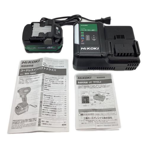 HIKOKI (ハイコーキ) コードレスインパクトドライバー WH18DC 純正バッテリー
