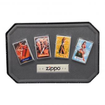 ZIPPO(ジッポ) オイルライター SEASONS PINUP girls 1996年 4Pセット
