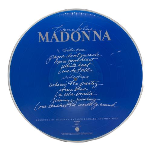 LP 初回プレス限定盤 マドンナ トゥルー・ブルー ピクチャーレコード P-15004
