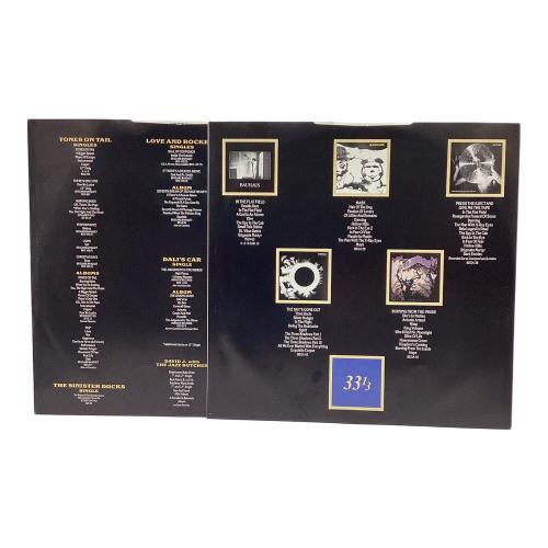 bauhaus (バウハウス) UK Beggars Banquet オリジナル初回盤 マトA1/B1 1979-1983 英国盤 1985 LPレコード ジャケット金箔加工