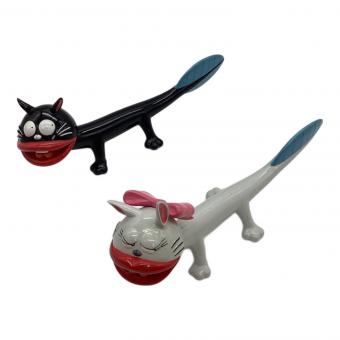 ソフビフィギュア ④ 天才バカボン うなぎ犬 ソフビフィギュア 白黒セット 25cm