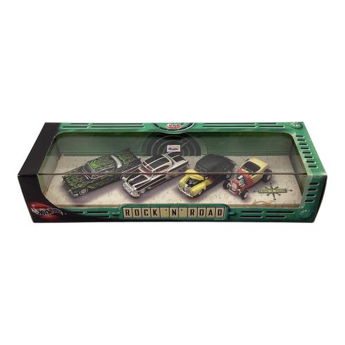 HOT WHEELS (ホットウィールズ) ミニカー 100%HOT WHEELS ROCK'N ROAD 4台セット
