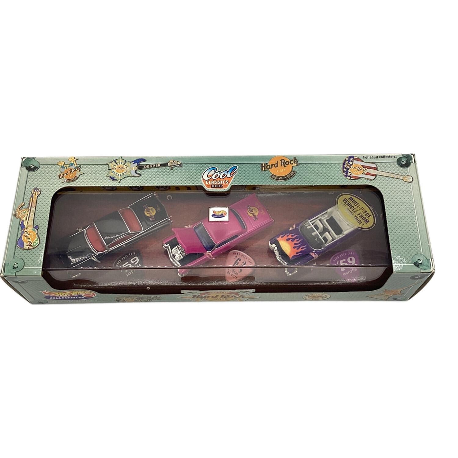 Hot Wheels 3台セット ハードロックコレクティブルズ HOT WHEELS (ホットウィールズ) ミニカー HARD ROCK CAFE 3台セット