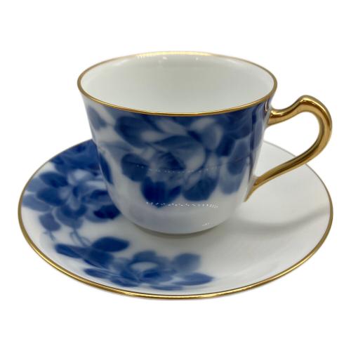 大倉陶園 (オオクラトウエン) コーヒーカップ&ソーサー ブルーローズ(8011)