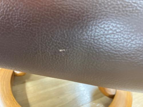 Ekornes (エコーネス) ストレスレスチェア ブラウン ノルウェー製 1人掛け オットマン付 レザー