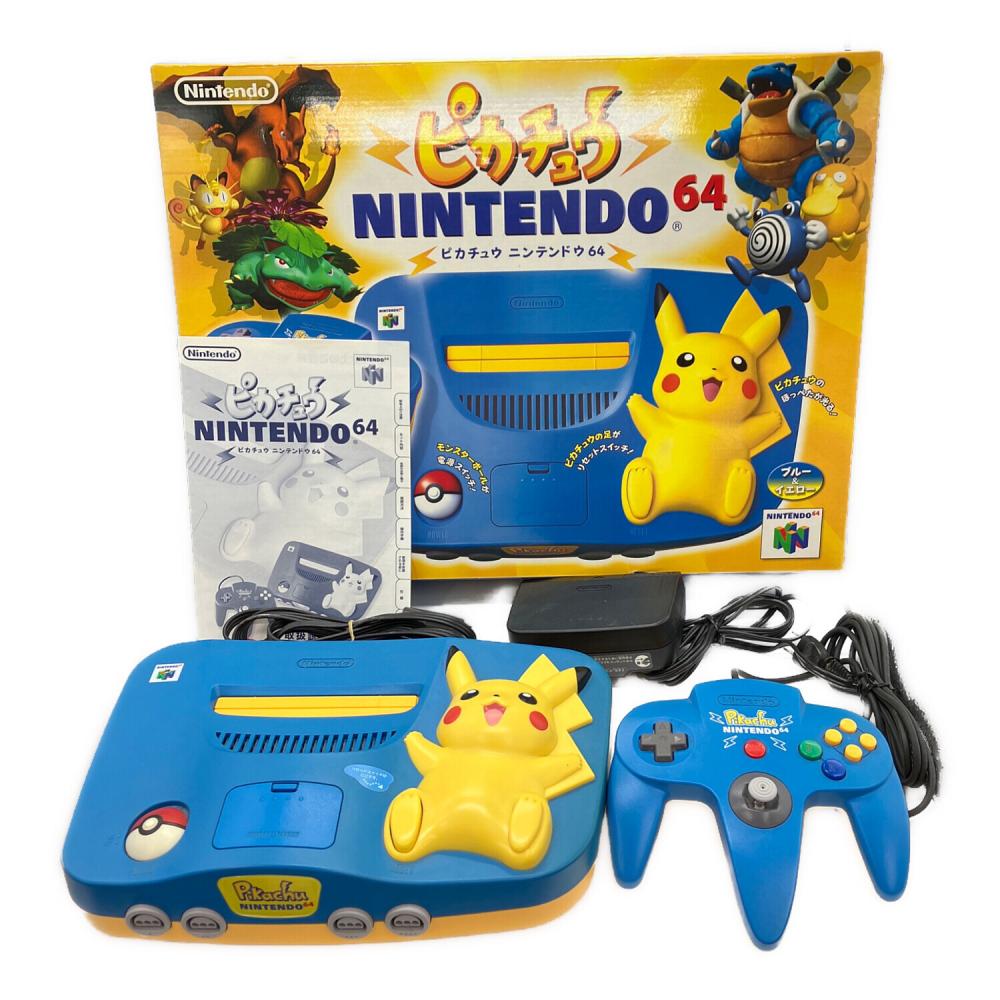 NINTENDO NUS-101 ニンテンドー64 ピカチュウ 本体＊ジャンク品 若《BKZAJ》NINTENDO64 ピカチュウ NUS-101 ジャンク品