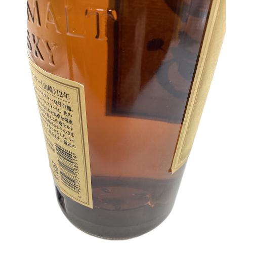 サントリー ジャパニーズウィスキー 700ml 山崎 12年 未開封