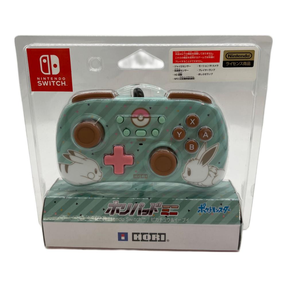 【外箱・付属品・プロコン付】Nintendo Switch ピカチュウ・イーブイ HORI (ホリ) Switch ホリパッド ピカチュウ＆イーブイ｜トレファクONLINE