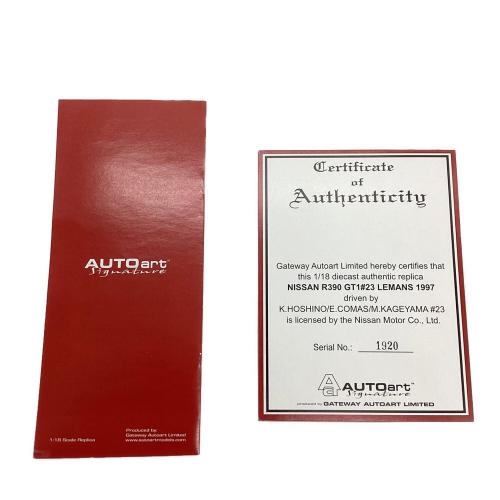 AUTOart (オートアート) モデルカー @ NISSAN R390 GT1 #23 LEMANS  1997