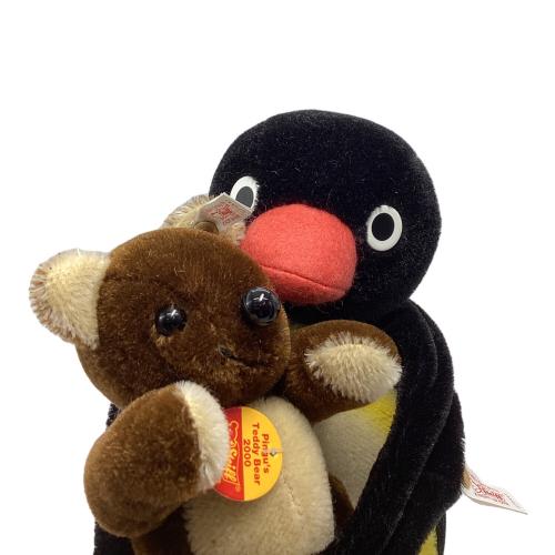 Steiff (シュタイフ) PINGU&BEAR(ピングー＆ベアー) 28cm＆16cm 2000年発売 1500体限定 ヌイグルミ ドイツ製