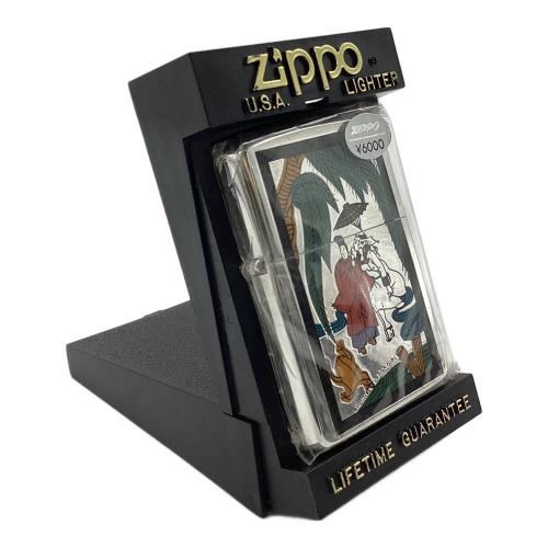 ZIPPO (ジッポ) オイルライター 花札 トリックアート 1994年