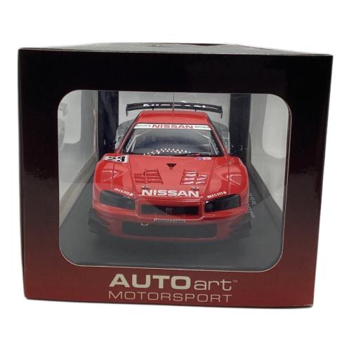 AUTOart (オートアート) モデルカー NISSAN SKYLINE GT-R(R34) JGCT 2003 TEST CAR #23