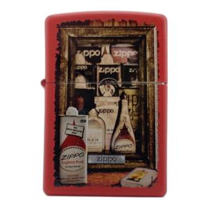 ZIPPO(ジッポー) ZIPPO 歴代オイル缶デザイン/レッド 2014年製