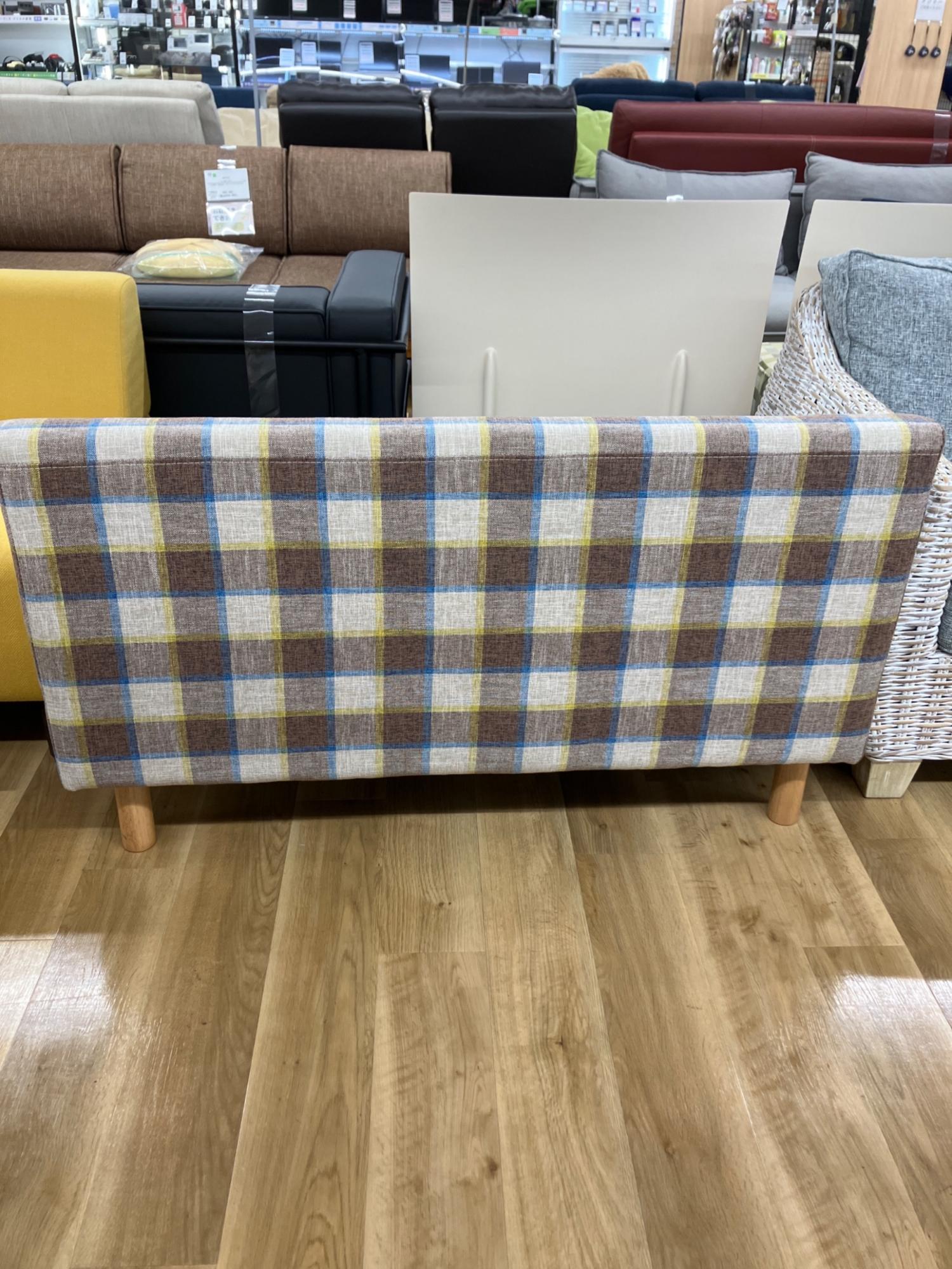 ナフコ　2人掛けソファ g118084]【2点セット】Sena オットマン付き2人掛けソファ 2人