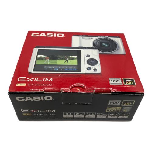 CASIO (カシオ) コンパクトデジタルカメラ EX-FC300S 動作確認済 ※画面左側ヤケ有
