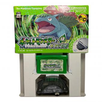 Nintendo (ニンテンドー) ゲームボーイアドバンス用ソフト ポケットモンスター リーフグリーン CERO A (全年齢対象)　GBAソフト ワイヤレスアダプタ同梱　