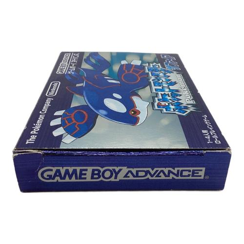 サファイア 箱付き ゲームボーイアドバンス用ソフト CERO A (全年齢対象)