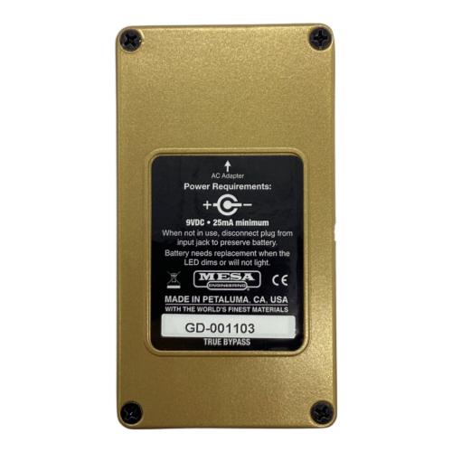 Mesa Boogie (メサブギ) オーバードライブ GOLD MINE 動作確認済み