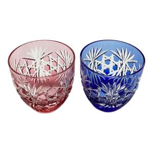 グラス カガミクリスタル 江戸切子