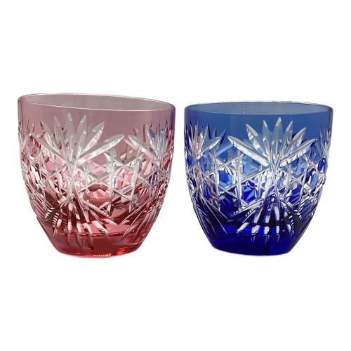 グラス カガミクリスタル 江戸切子