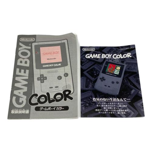 Nintendo (ニンテンドー) GAMEBOY COLOR CGB-001