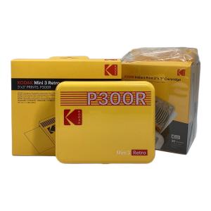 Kodak (コダック) Mini 3 Retro 4PASS ポータブルフォトプリンター P300R