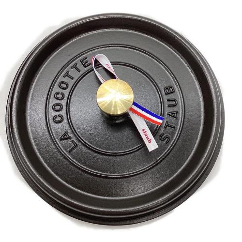 Staub (ストウブ) 両手鍋 40502-285 ブラック グランドココット