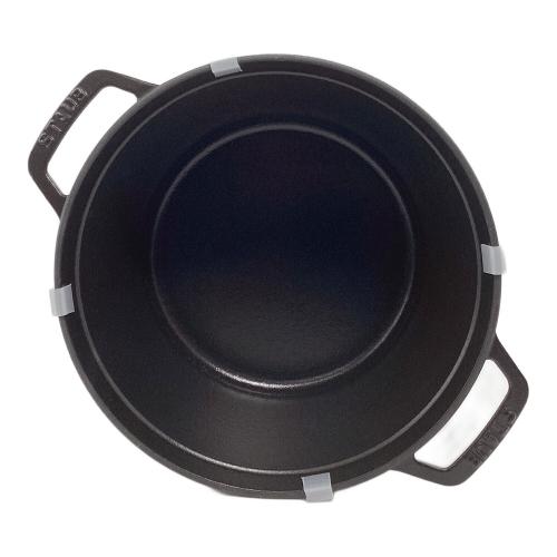 Staub (ストウブ) 両手鍋 40502-285 ブラック グランドココット