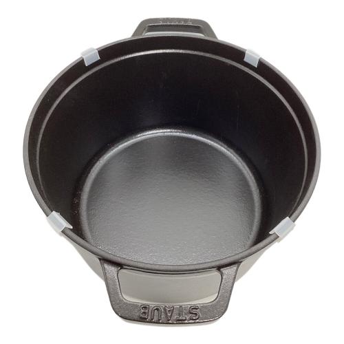 Staub (ストウブ) 両手鍋 40502-285 ブラック グランドココット