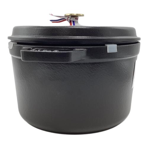 Staub (ストウブ) 両手鍋 40502-285 ブラック グランドココット