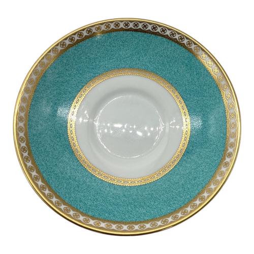 Wedgwood (ウェッジウッド) カップ&ソーサー 黒壺 ユーランダー・パウダーターコイズブルー