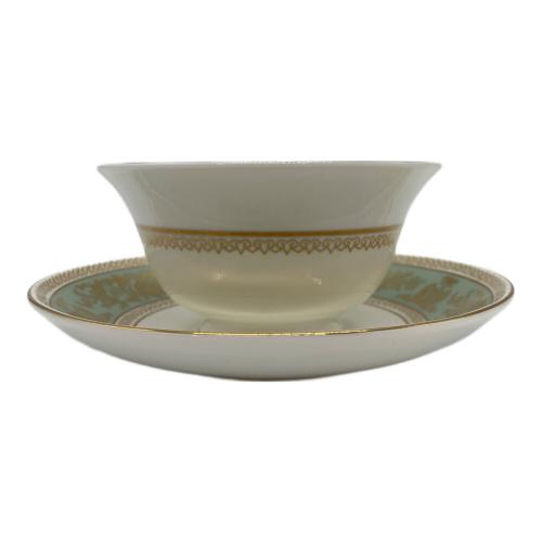 Wedgwood (ウェッジウッド) カップ&ソーサー ※金彩小ハガレ有 コロンビア・セージグリーン