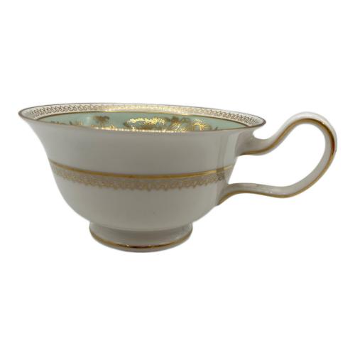 Wedgwood (ウェッジウッド) カップ&ソーサー ※金彩小ハガレ有 コロンビア・セージグリーン
