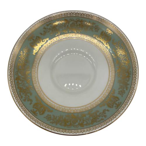 Wedgwood (ウェッジウッド) カップ&ソーサー ※金彩小ハガレ有 コロンビア・セージグリーン
