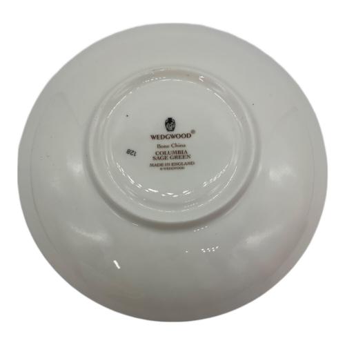 Wedgwood (ウェッジウッド) カップ&ソーサー ※金彩小ハガレ有 コロンビア・セージグリーン
