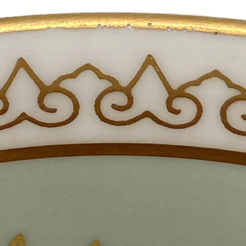 Wedgwood (ウェッジウッド) カップ&ソーサー ※金彩小ハガレ有 コロンビア・セージグリーン