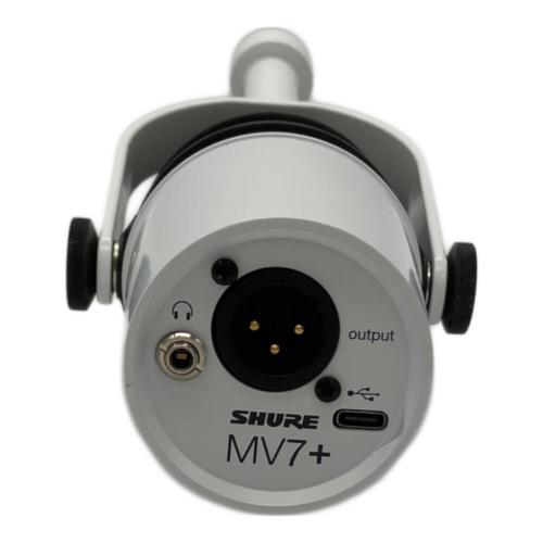 SHURE (シュア) マイクロホン MV7＋