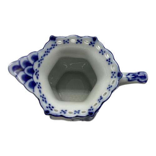 ROYAL COPENHAGEN (ロイヤル・コペンハーゲン) クリーマー＆シュガーポットセット ブルーフルーテッド・フルレース