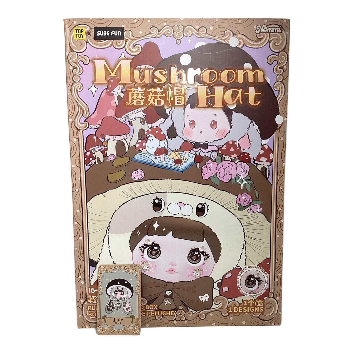SURE FUN Nommi(ノミー) 400% Mashroom Hat Jade マスコット人形
