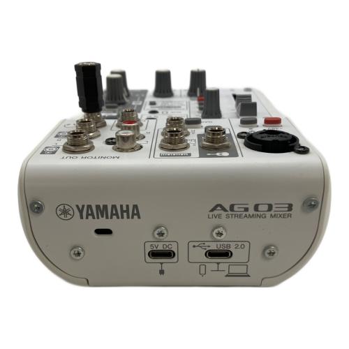 YAMAHA (ヤマハ) ライブストリーミングミキサー AG03MK2