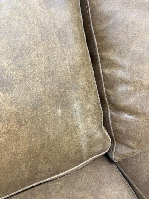 EASY LIFE (イージーライフ) 3人掛けソファー 2.5Pオーカー WF-2 オットマン付