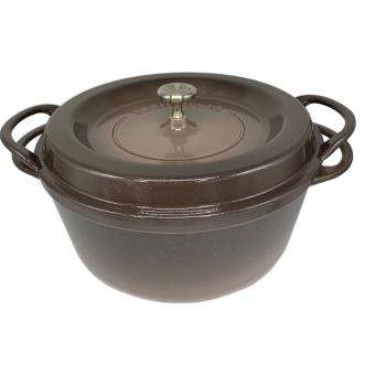 VERMICULAR (バーミキュラ) 両手鍋 ③ ブラウン OVEN POT ROUND #26