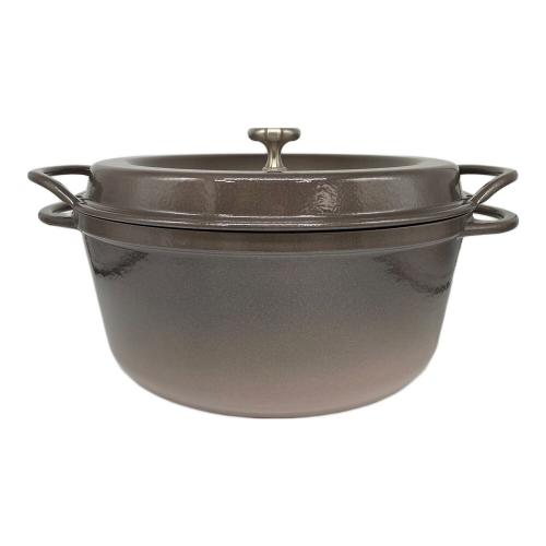 VERMICULAR (バーミキュラ) 両手鍋 ③ ブラウン OVEN POT ROUND #26