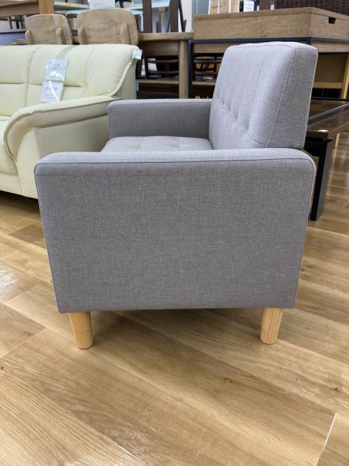 2人掛けソファー グレー