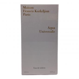maison francis kurkdjian (メゾン フランシス クルジャン) オードトワレ 200ml アクア ユニヴェルサリス　未開封品