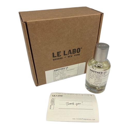LE LABO (ル ラボ) オードパルファム 50ml 残量80%-99% アナザー13